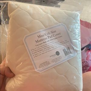 Mini crib size mattress cover